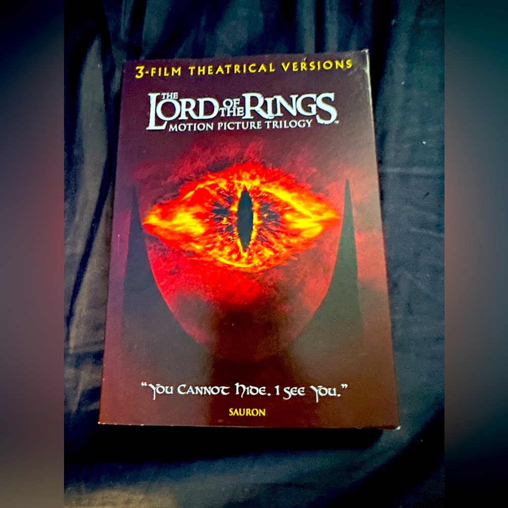 The Lord of the rings trilogy on DVD